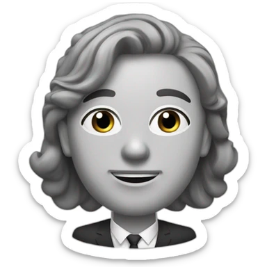 sandem white people head future banker crypto usd rich sticker