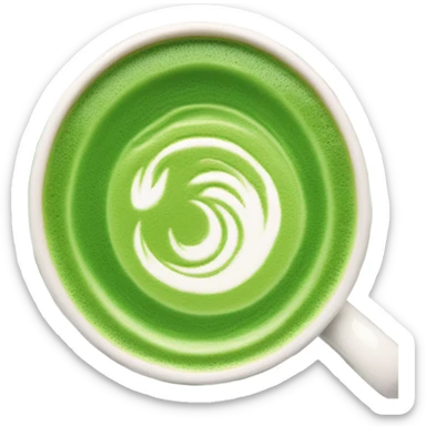 Matcha late  sticker