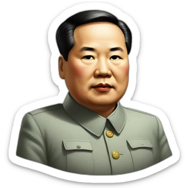 chairman mao sticker