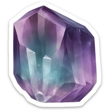 Tourmaline crystal sticker