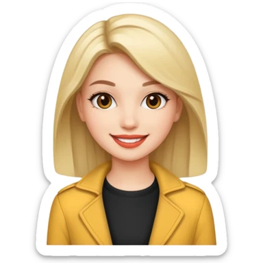 Fashion girl sticker