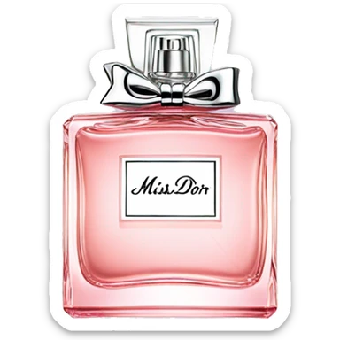 Miss dior perfume sticker