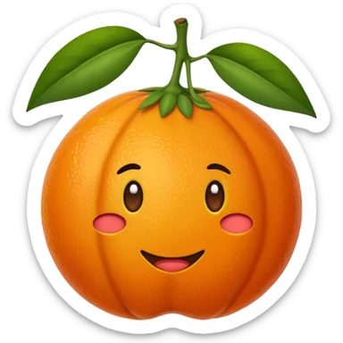 Guaxinim laranja avermelhado  sticker