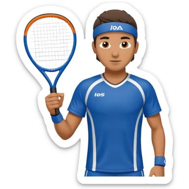 padel player latino sticker