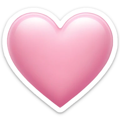 Pink heart sticker