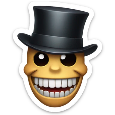 jaws with tophat sticker