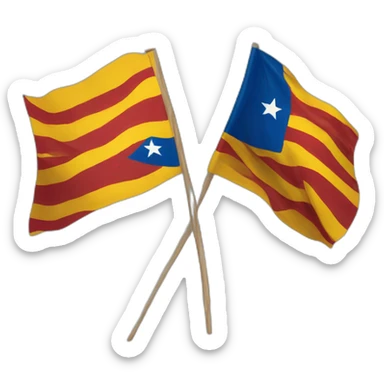 Catalonia-flag sticker