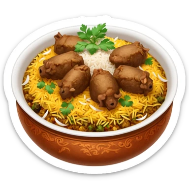 Hyderabadi Mutton Dum Biryani sticker