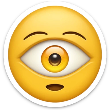 classic emoji eye twitch  sticker