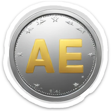 a coin half ruble half euro sticker