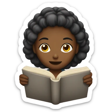 Women reading Bible  sticker