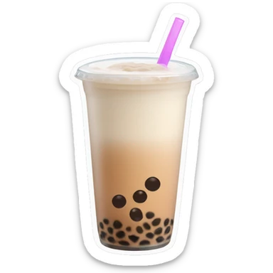 bubble milk tea sticker