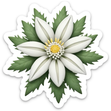 edelweiss realista sticker