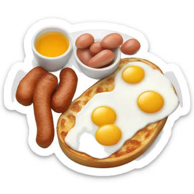 english breakfast sticker