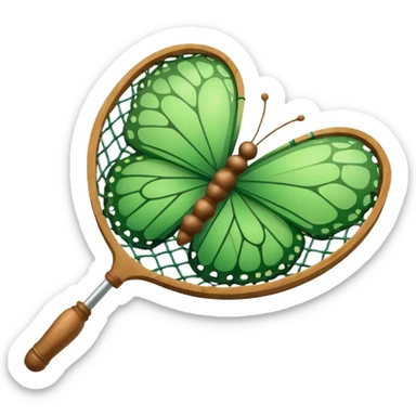butterfly net sticker