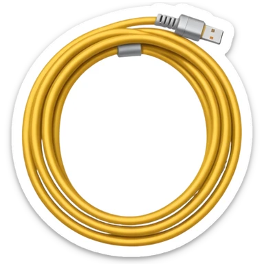 Wired Cable sticker