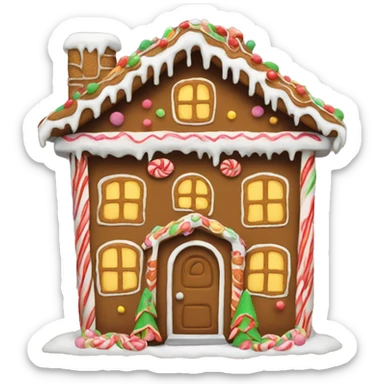 gingerbread house  sticker