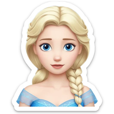 elsa frozen disney sticker
