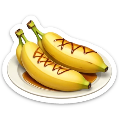 Banana-chicken sticker
