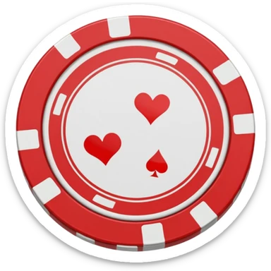poker chips sticker