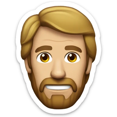 chuck-norris-approve without beard and moustaches sticker