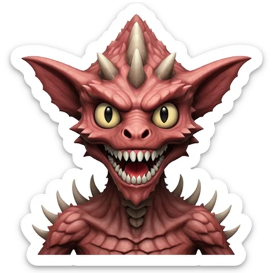Strenger Things demogorgon  sticker