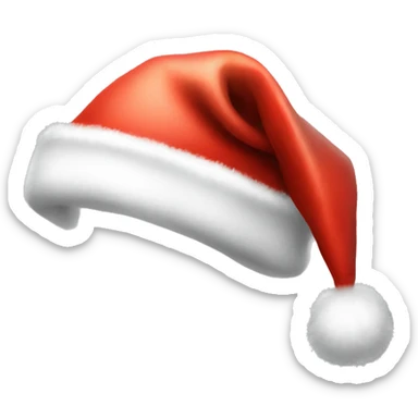 santa hat just the hat  sticker