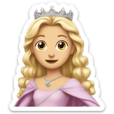 Me as princess  sticker