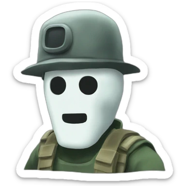 Ghost call of duty sticker