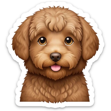 labradoodle dog sticker