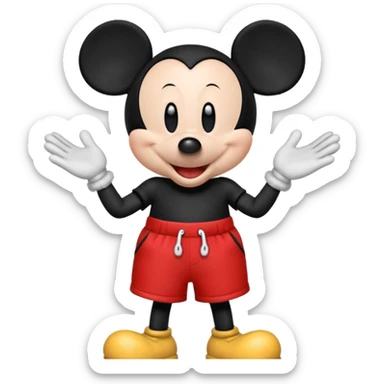 Mickey mouse sticker