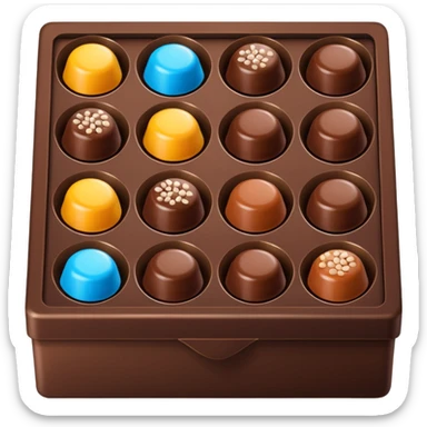 chocolate truffle box sticker