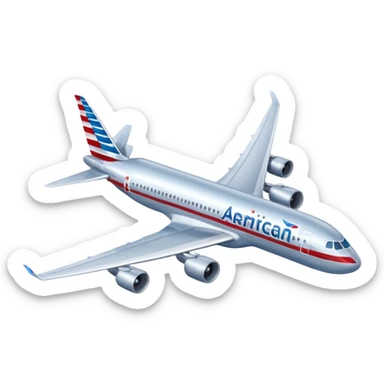 American Airline sticker