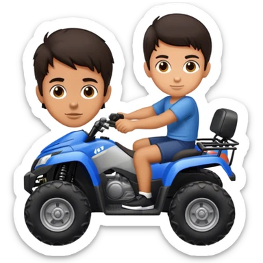 bad boy on atv sticker