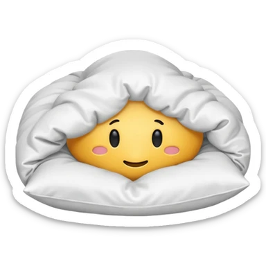 Oreiller sans visage sticker