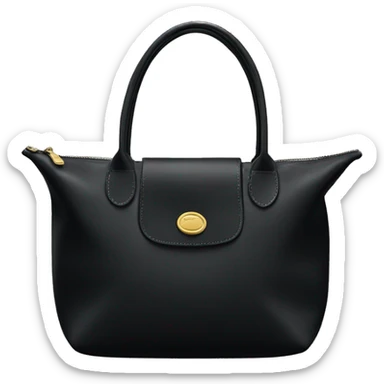 black longchamp bag sticker