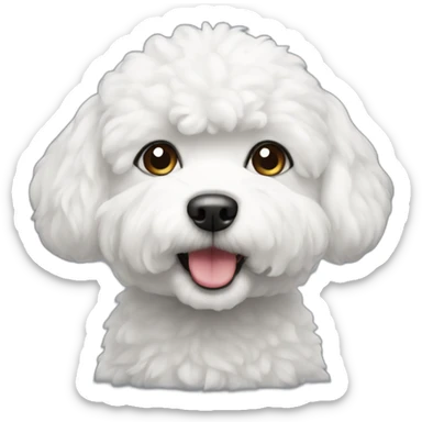 Bichon dog sticker