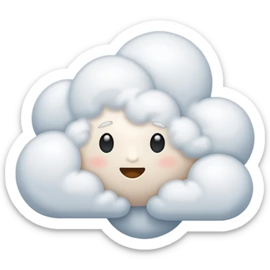 cloud sticker