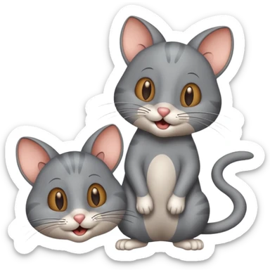 Tom and Jerry sticker