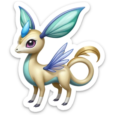 Meloetta-Palkia-Cresselia-Azelf-Pokémon-Fakémon-creature sticker