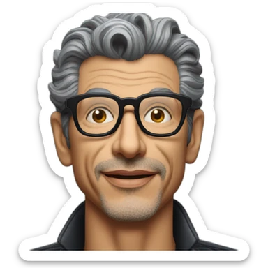 Jeff Goldblum sticker