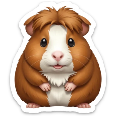Guinea pigs are happy sticker
