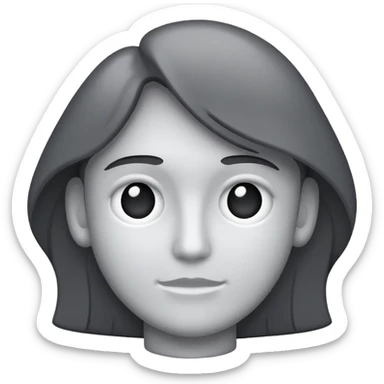 user picture placeholder, dark grey sticker