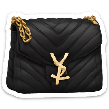 Little black ysl bag sticker