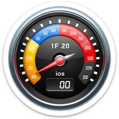 animated speedometer emoji sticker