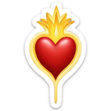 Sacred heart sticker
