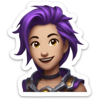 Jinx league of legends  sticker