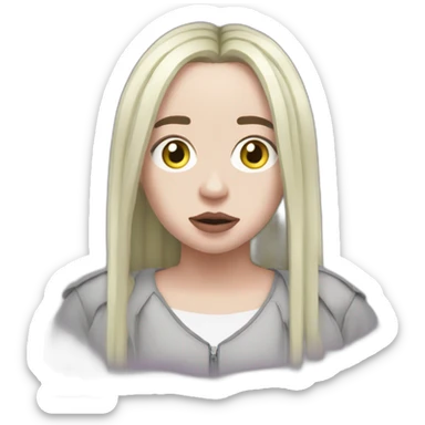 Billie eilish chanteuse 2018 sticker