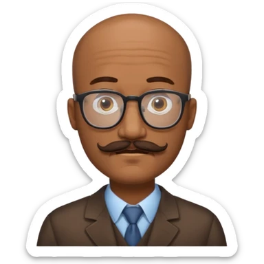 bal mustache man,Big mustache.
negative: Dont use same face style. sticker