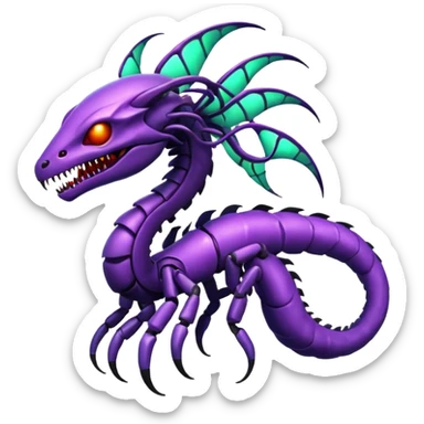Abstract Venom-Genesect-Lunala-ET-hybrid-fantasy-creature sticker
